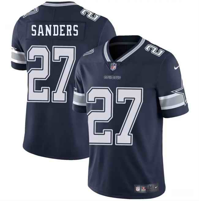 Men's Dallas Cowboys #27 Miles Sanders Navy Blue 2025 Vapor Untouchable Limited Stitched Football Jersey